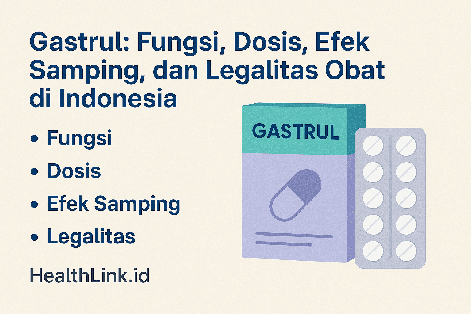 Gastrul: Fungsi, Dosis, Efek Samping, dan Legalitas Obat di Indonesia