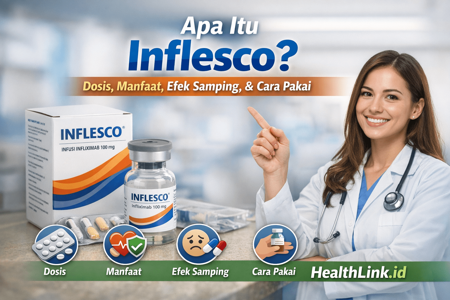 Apa Itu Inflesco - Dosis, Manfaat, Efek Samping, & Cara Pakai