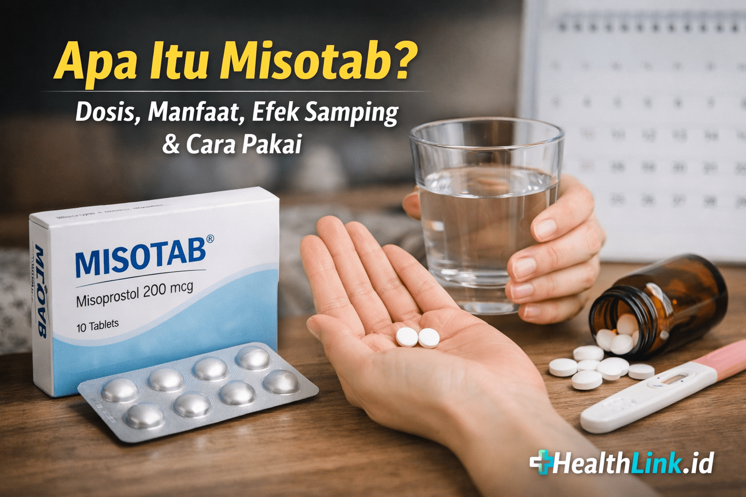 Apa Itu Misotab - Dosis, Manfaat, Efek Samping & Cara Pakai