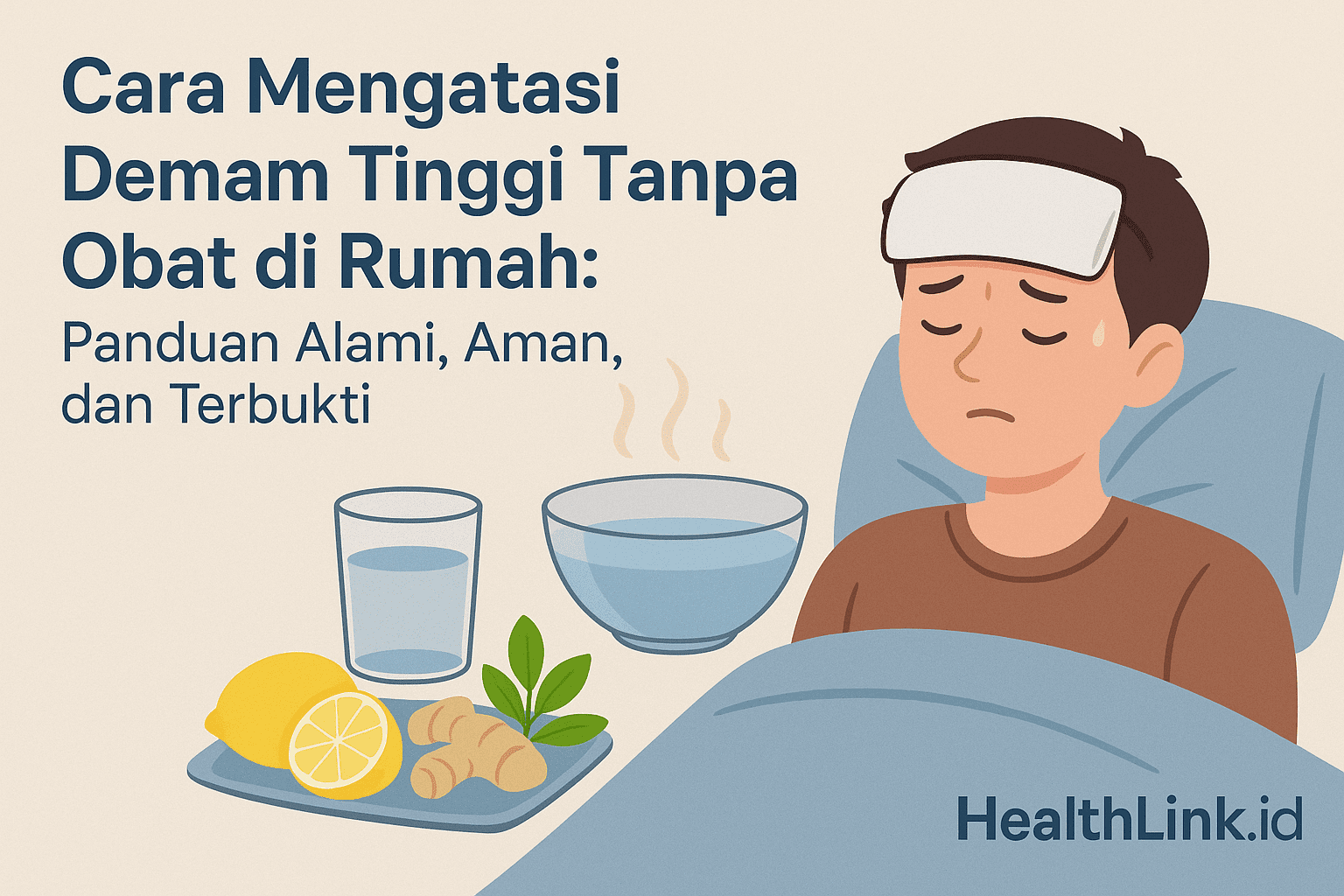 Cara Mengatasi Demam Tinggi Tanpa Obat di Rumah: Panduan Alami, Aman, dan Terbukti