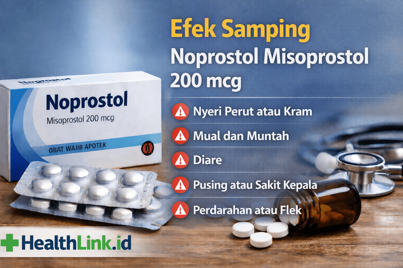 Efek Samping Noprostol Misoprostol 200 mcg