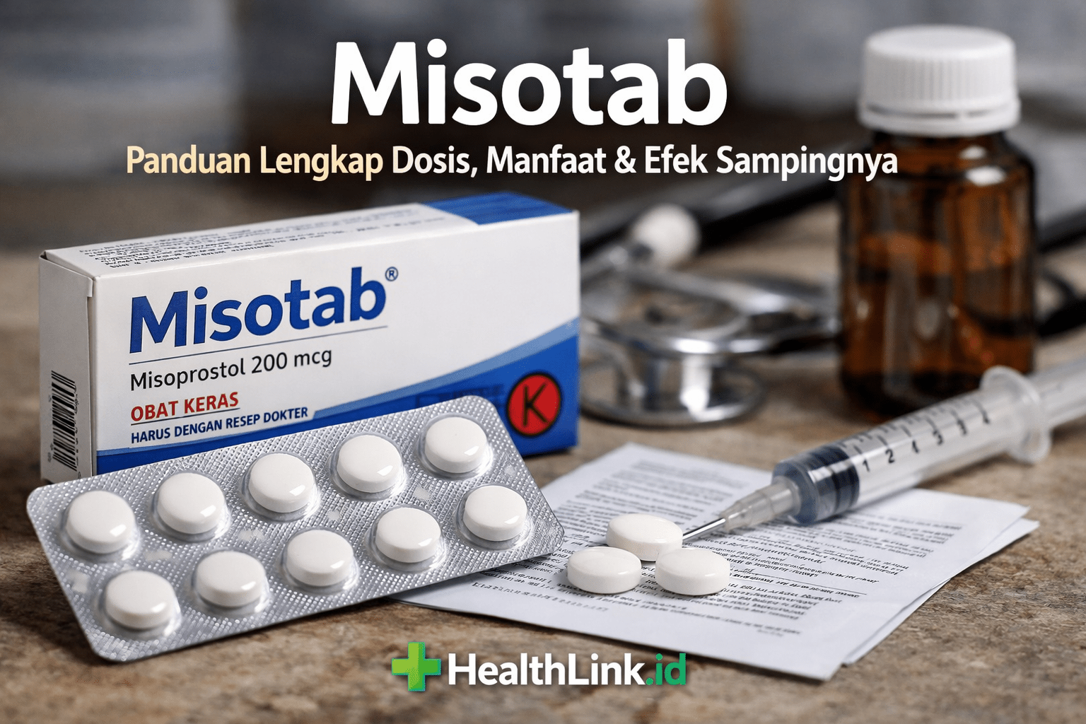 Misotab - Panduan Lengkap Dosis, Manfaat & Efek Sampingnya
