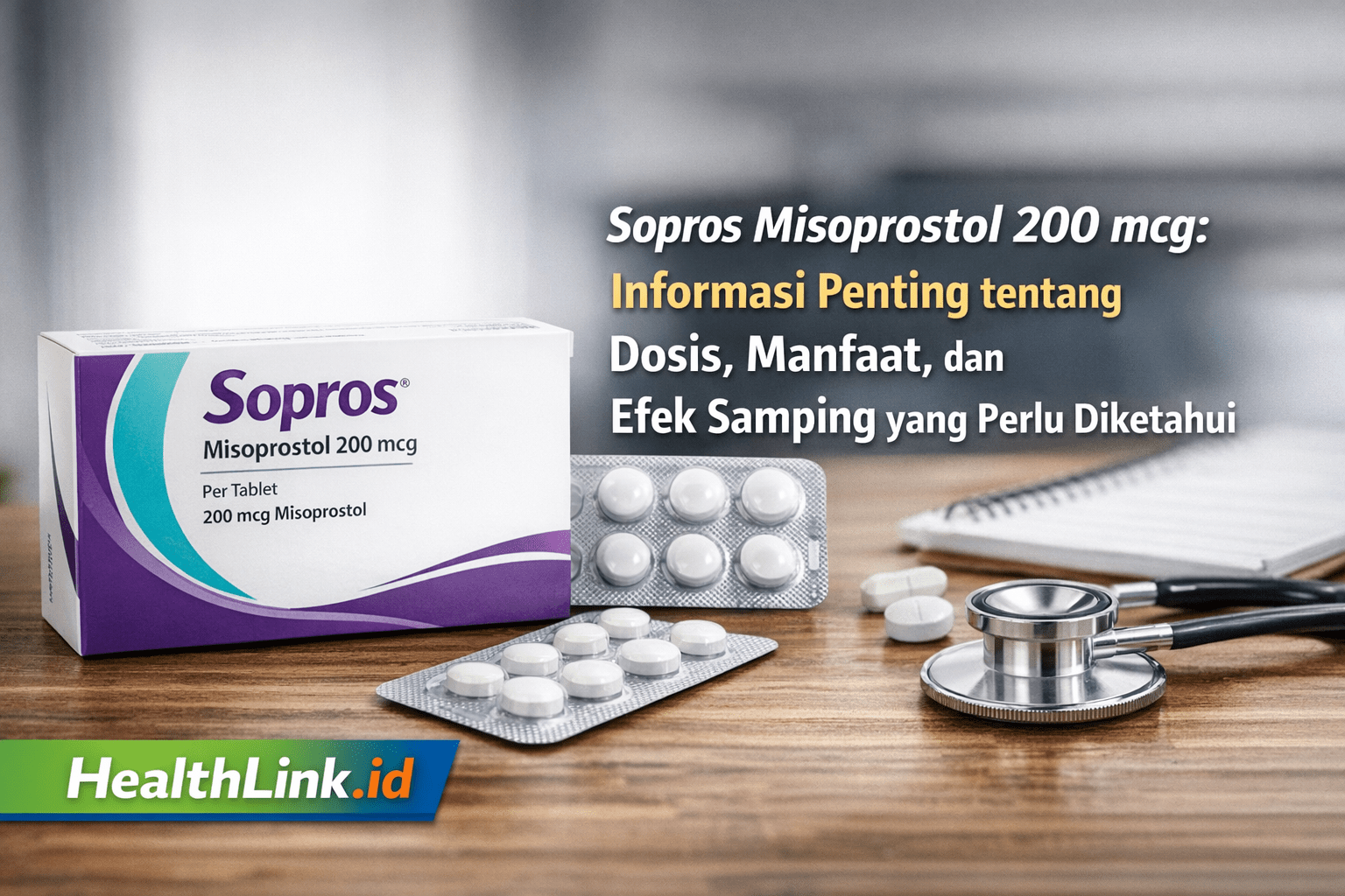 Sopros Misoprostol 200 mcg - Informasi Penting tentang Dosis, Manfaat, dan Efek Samping yang Perlu Diketahui