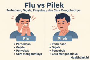 Perbedaan Flu dan Pilek serta Cara Mengobatinya